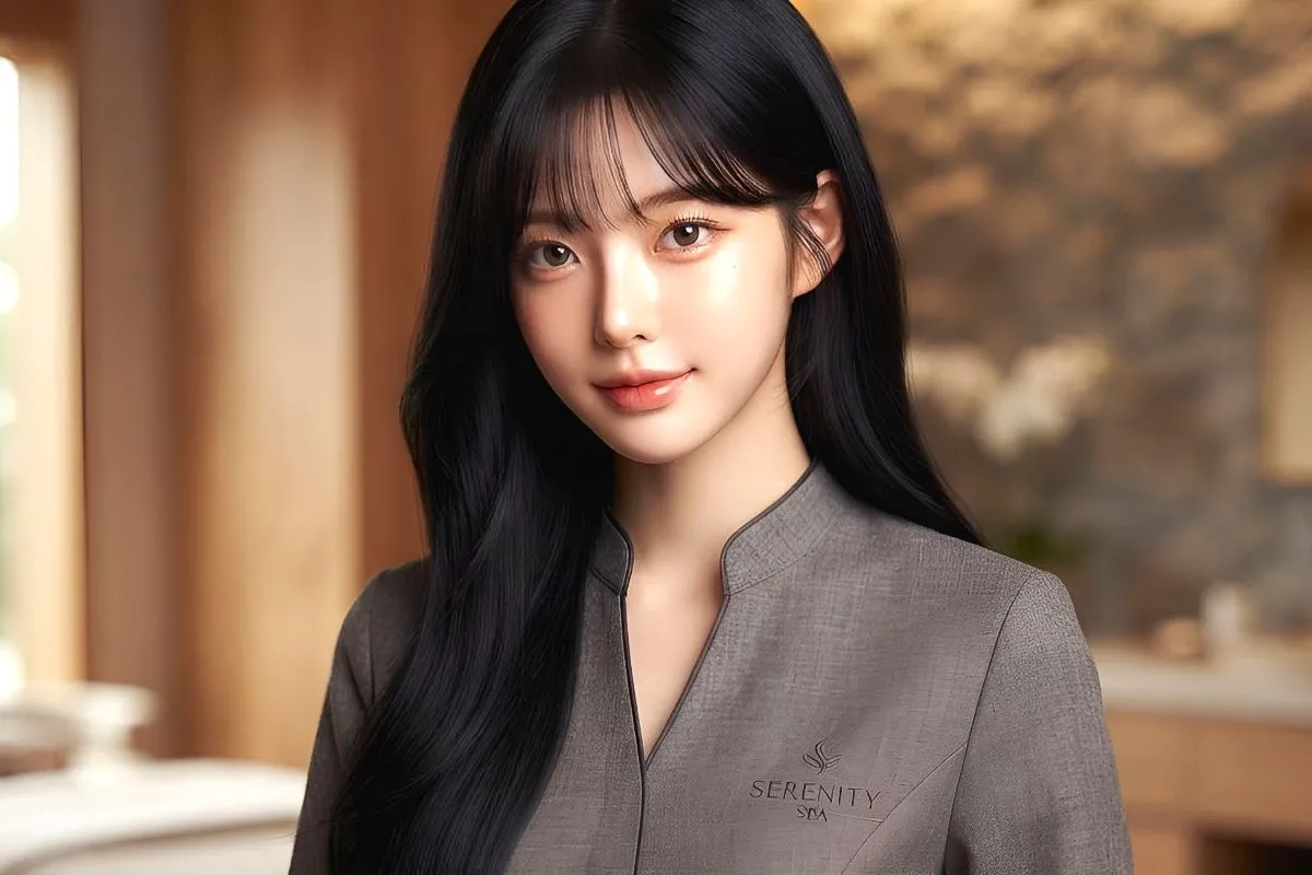 전농동출장마사지 관리사가 신축 아파트 거실에서 홈타이 코스를 진행하는 모습